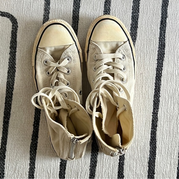 RARE Converse Chuck Taylor All Star Hi Top Back Zip Shoes - Picture 6 of 7